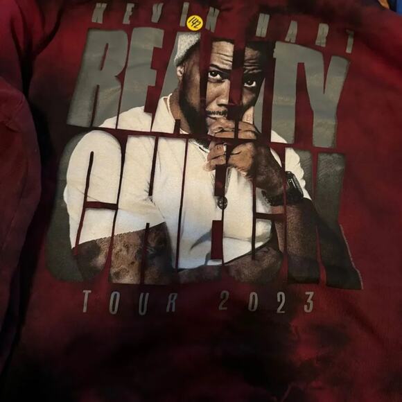 Kevin Hart Reality Check Tour 2023 Tie Dye Hoodie, Size 2XL, New without Tag - Picture 5 of 6
